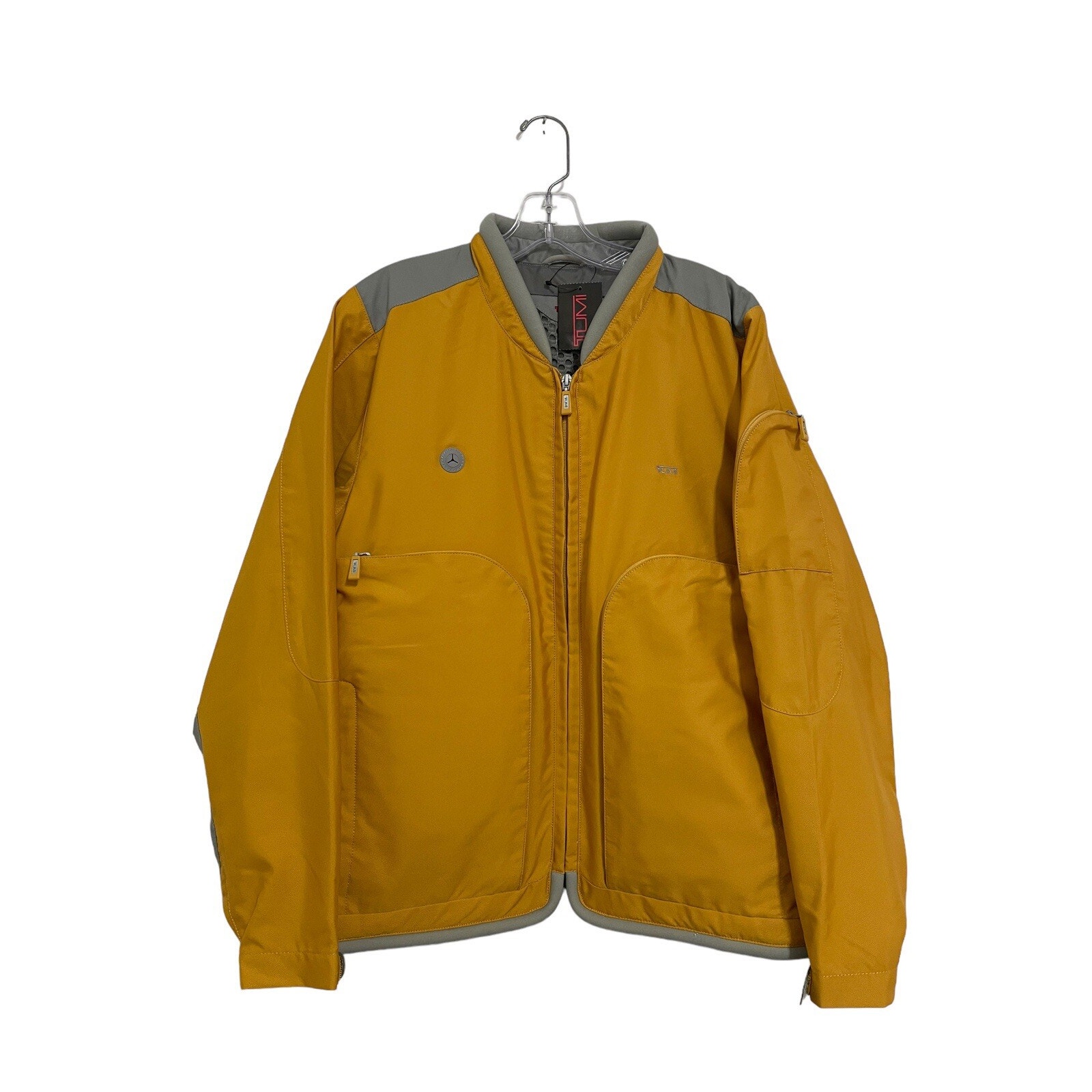 Tumi Travel Jacket Y2k Rare Techwear Outerwear Yellow Mens Size Small Nwt
